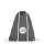 Baumwollrucksack - Format 38x46 cm - Tragekordeln - stahlgrau - bedruckt mit Logo