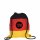 Rucksack aus Baumwolle mit zwei Tragekordeln - Format ca. 38x46 cm - Deutschland Motiv - Fan-Turnbeutel