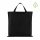 Non-Woven Vliestaschen mit zwei kurzen Griffen - Format 50x50cm - schwarz