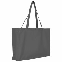 XL-Shopper aus Baumwolle mit Boden-/Seitenfalte und zwei...