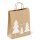 Weihnachtstragetasche Motiv: Tannenwald 32x12x40 cm - braun