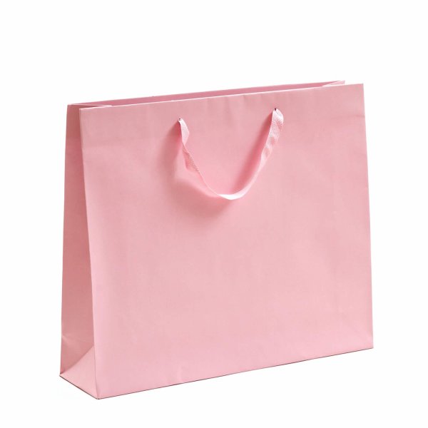 Papiertragetaschen ROSA Papiertüten Tüten Taschen Papierkordel ROSE 