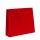 Exklusive Papiertragetasche - 54+14x44,5 cm - DeLuxe Royal UNI - rot