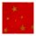 Weihnachtliche Papiertaschen in rot mit goldenen Sternen mit Papierkordeln - Format 24x10x31 cm - Nahaufnahme
