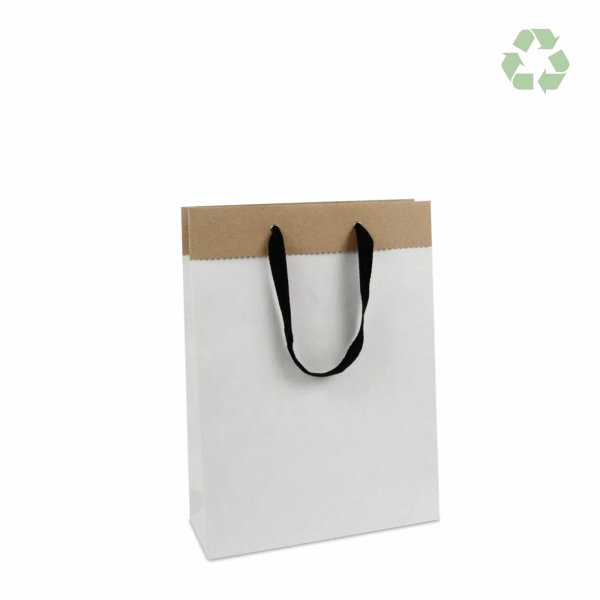 recyclingpapiertasche-weiss-braun-mittelgross