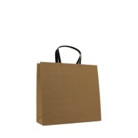 Papiertasche aus Kraftpapier DeLuxe 16x8x16 cm - braun