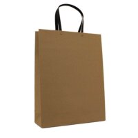 Papiertasche aus Kraftpapier DeLuxe 30x10x40 cm - braun