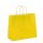 Farbige Papiertragetasche mit Papierkordel - Format 32+13x28 cm - je VPE 250 Stück - gelb