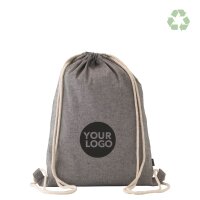 recycelter-baumwollrucksack-schwarz-meliert-bedruckt-logo