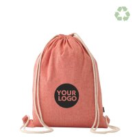 recycelter-baumwollrucksack-rot-meliert-bedruckt-logo