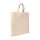 Baumwolltasche - Format 38x42 cm - kurze Griffe - natur