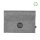 Laptoptasche aus RPET-Filz (recycelten PET-Flaschen) in grau - Format 37x26 cm - Vorderseite bedruckt mit Logo