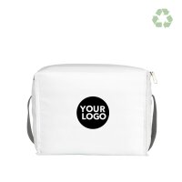 Kühltasche RPET - Format 19,5+14,5x14 cm - weiß