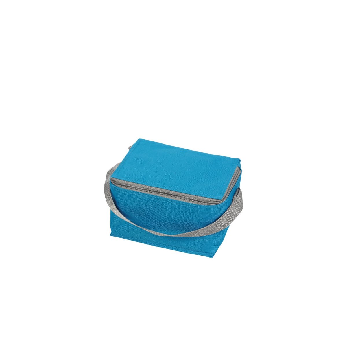Kleine Kühltasche mit Trageriemen - blau