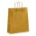 Papiertragetasche mit Papierkordeln in gold - 32+12x41 cm