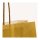 Papiertragetasche mit Papierkordeln in gold - 32+12x41 cm - Nahaufnahme