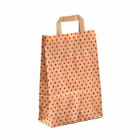 papiertragetaschen-flachhenkel-punkte-braun-rot-22x10x31cm