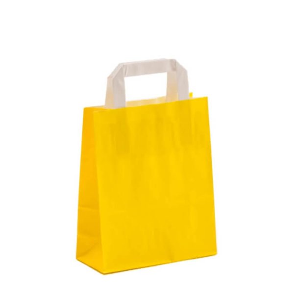 papiertragetaschen-flachhenkel-gelb-18x8x22cm