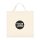 Baumwolltasche - Format 41x50 cm - kurze Henkel - natur