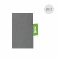 Bio-Baumwolltasche mit langen Henkeln - Format 38x42 cm - grau