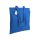 Bio-Baumwolltasche - Format 38x42 cm - lange Griffe - royal