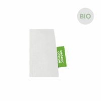 Bio-Baumwolltasche mit langen Henkeln - Format 38x42 cm - weiß