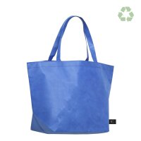 XL-Einkaufstasche RPET-Vlies - 51x20x33cm - grau - seitlich