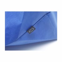XL-Shopper aus RPET-Vlies mit langen Griffen - Format 51+20x33 cm - blau