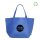 XL-Einkaufstasche RPET-Vlies - 51x20x33cm - grau bedruckt mit Beispiel-Logo