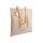 Bio-Baumwolltasche - Format 38x42 cm - lange Griffe - naturfarben