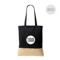 Eco-Tasche - Format 36x44 cm - Bio-Baumwolle & Jute...