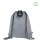 RPET-Filz Rucksack - Format 36x42 cm - grau
