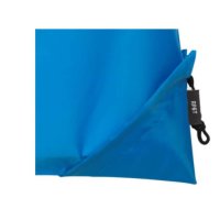 Faltbare Einkaufstasche im Etui aus RPET - Format 38 x 42 cm - hellblau
