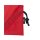 Faltbare Einkaufstasche im Etui aus RPET - Format 38 x 42 cm - rot