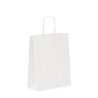 Papiertragetasche - Format 18+08x24 cm - Papierkordeln -...