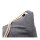 Recycling-Baumwollrucksack kurze Griffe 38x42 cm - dunkelgrau meliert - Label