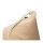 Recycling-Baumwollrucksack kurze Griffe 38x42 cm - natur meliert - Label