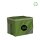 Kühltasche RPET (recycelte PET-Flaschen) - Format 19,5+14,5x14 cm - grün - vorne bedruckt