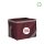 Kühltasche RPET (recycelte PET-Flaschen) - Format 19,5+14,5x14 cm - rot - vorne bedruckt
