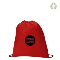 RPET Non-Woven-Rucksack - Format 37x41 cm - Tragekordeln...