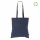 Recycling-Stofftasche - Format 38x42 cm - recyceltes Baumwolle & Polyester - dunkelblau