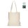 Bio-FAIRTRADE-Baumwolltasche - Format 38x42 cm - lange Griffe - natur