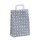 Weihnachtspapiertasche 22x10x31 cm - DIN A4 - Norweger grau