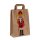 Weihnachtliche Papiertasche 22+10x31 cm - Nussknacker