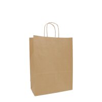 Papiertragetasche - Format 18+08x24 cm - Papierkordeln -...