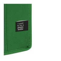 RPET-Non-Woventasche - 33+25x38 cm - breite Bodenfalte - 80 g/m² - grün
