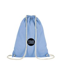 Baumwollrucksack - Format 38x46 cm - Tragekordeln -...