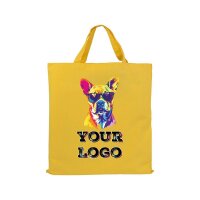Bedruckte Baumwolltasche - Format 38x42 cm - kurze Henkel...