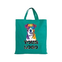 Bedruckte Baumwolltasche - Format 38x42 cm - kurze Henkel...