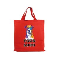 Bedruckte Baumwolltasche - Format 38x42 cm - kurze Henkel...